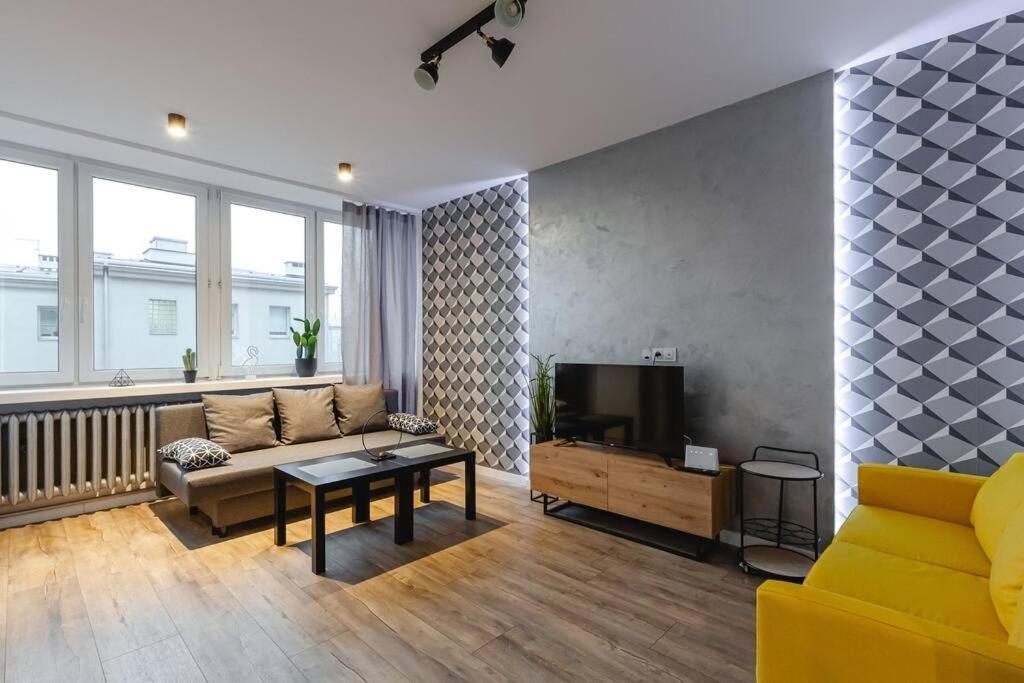Nowoczesny Apartament W Sercu Mokotowa Varsóvia Exterior foto